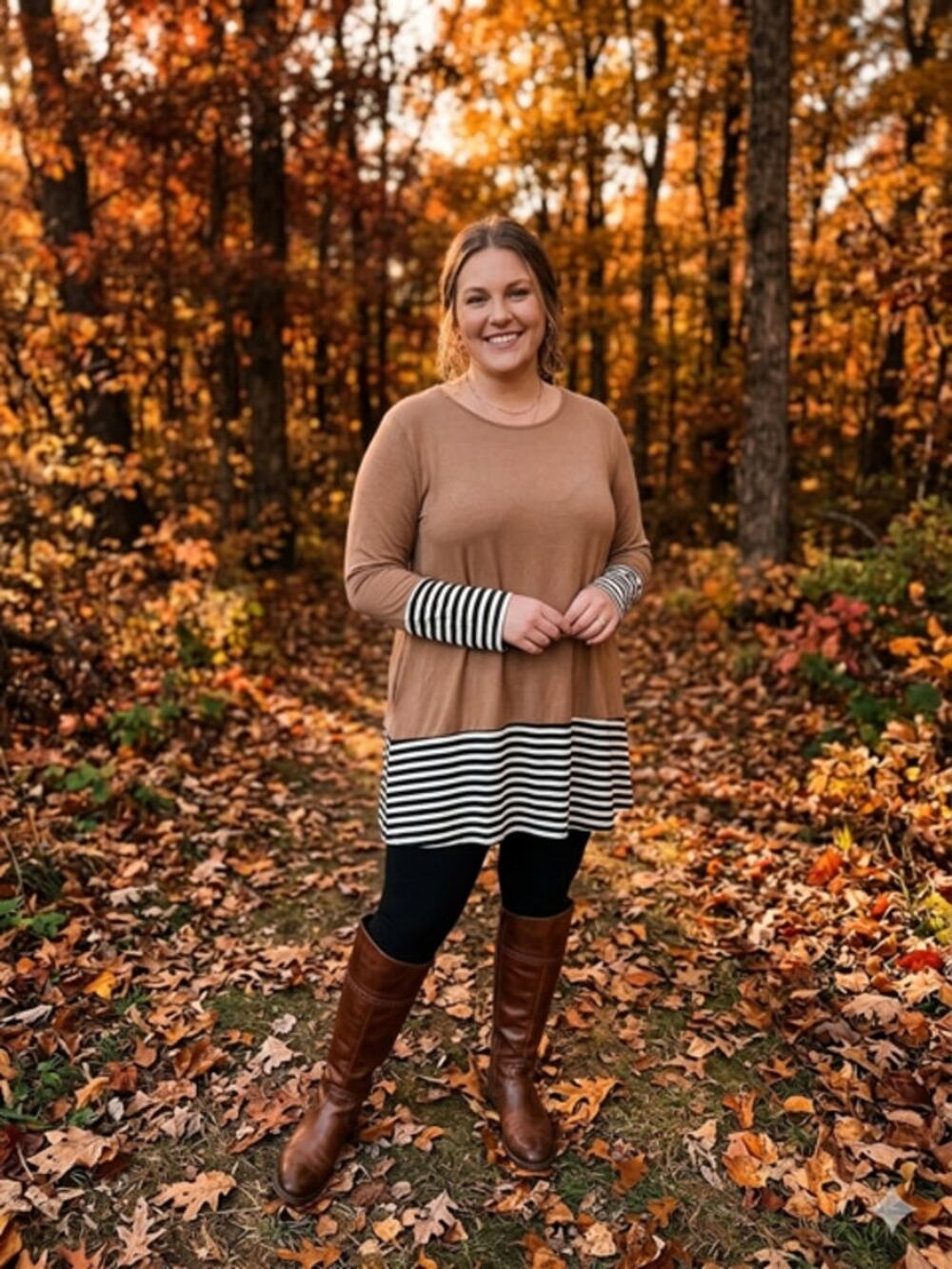 Harvest Moon Plus Size Tunic - 3X